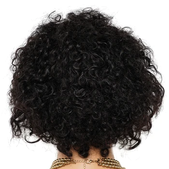 Peri Kesim Peruk Kısa Bob Kıvırcık 13x1 13x4 Dantel Ön İnsan Saç Peruk Siyah Kadınlar için Brezilyalı Dantel Ön İnsan Saç Peruk