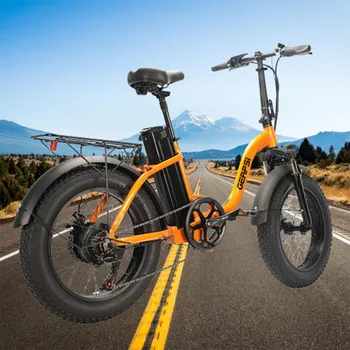 Lityum Pilli Taşınabilir Elektrikli Bisiklet, İşe Gidip Gelme Sönümleme, Konfor, 48V, 10Ah, 20 inç, 500W