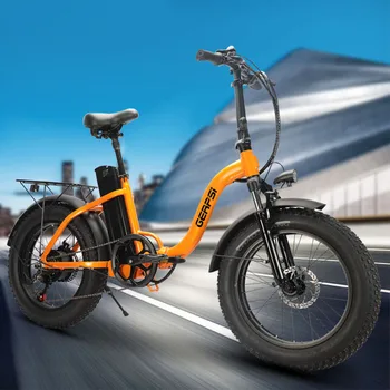 Lityum Pilli Taşınabilir Elektrikli Bisiklet, İşe Gidip Gelme Sönümleme, Konfor, 48V, 10Ah, 20 inç, 500W