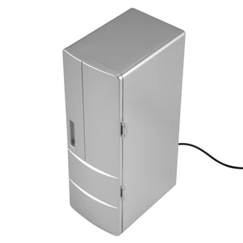 Buzdolabı Mini Usb Buzdolabı Dondurucu Kutular İçecek Bira Soğutucu İsıtıcı Seyahat Buzdolabı Buz Kutusu Araba Ofis Kullanımı Taşınabilir