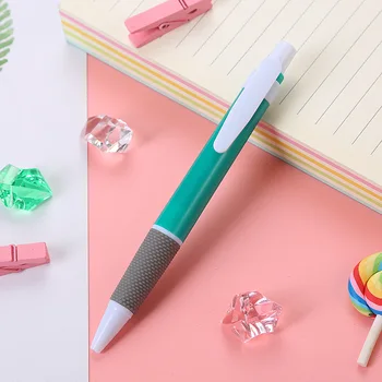 50/100 adet Plastik Tükenmez Kalem Öğrenci Tükenmez Kalemler Yaratıcı Okul Ofis Kırtasiye Toptan Kalem Satış Ofis Malzemeleri