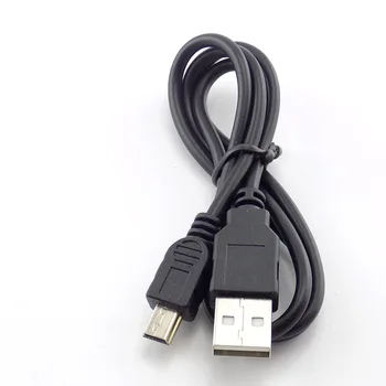 Yüksek hızlı USB 2.0 Mini USB 5-Pin senkronizasyon kablosu Veri Şarj Güç Uzatma Kablosu Konektörü Splitter MP3 MP4