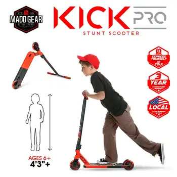 6 Yaş ve Üstü Çocuklar için Kick Stunt Scooter Güçlü Alüminyum 5 