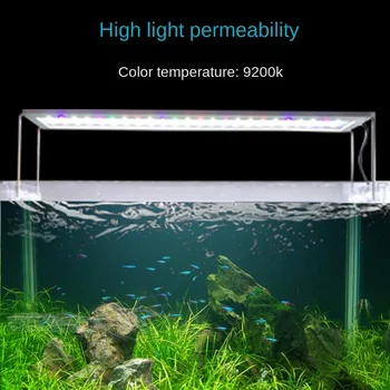 Balık tankı ışık süper parlak led lamba su bitkileri su arazi peyzaj akvaryum deniz mercan süs özel aydınlatma klip 42 W