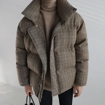 Kış erkek Pamuklu Giysiler INS Süper Sıcak Kore Versiyonu Eğilim Kadife Japon Ekmek Takım Elbise Gevşek Ceket