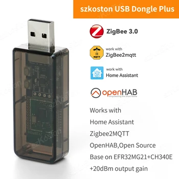 ZigBee 3.0 USB Dongle Artı Silikon Labs Mini EFR32MG21 Evrensel Açık Kaynak Zigbee Ağ Geçidi Çip Modülü ZHA NCP Ev Asistanı