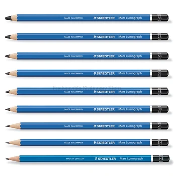 12 adet STAEDTLER-100 Kalem Çizim Kalemleri Okul Kırtasiye Ofis Malzemeleri Eskiz Kalemleri Öğrenci Sanat Kaynağı H-9H / B-9B / HB