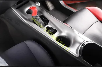 Toyota CHR için C-HR LHD & RHD 2016-2021 Karbon Fiber Çizim Araba İç Merkezi Konsol Vites Paneli ABS Trim 1 adet