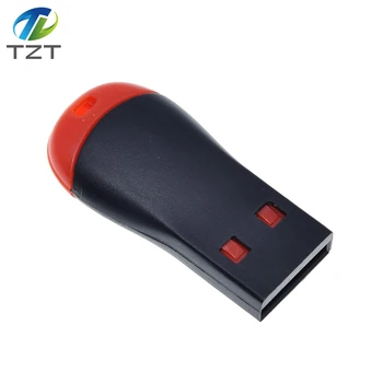 Mini USB 2.0 Bellek kart okuyucu USB Mikro SD SDHC TF Flash Bellek kart okuyucu Mini Adaptör Laptop İçin siyah 1 ADET