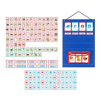 Kelime Yapı Şeması Çadır Kartları Grafik Eşleştirme Alfabe Kelime Oyunu Kelimeler Phonics gruplar için Oyunlar Anaokulu Sınıf Etkinliği