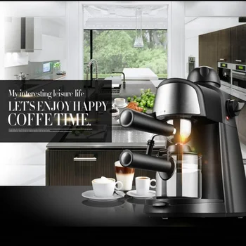 Otomatik Kahve Makinesi 5 Bar Espresso Kahve Makinesi Otomatik süt köpürtücü Basınçlı Kahve makineleri Cappuccino