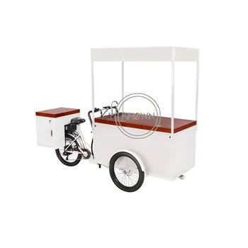 Yetişkin Elektrikli üç Tekerlekli Bisiklet kargo bisikleti Aile Buzdolabı gıda satış arabası buzlu dondurma
