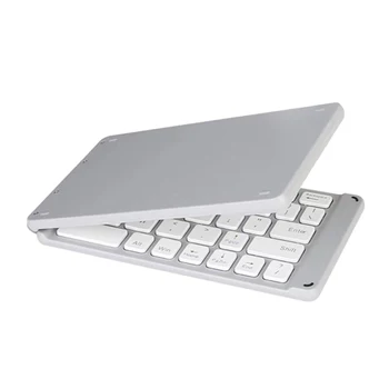 Klavye Katlanır Mini kablosuz Bluetooth uyumlu Klavye Değiştirme IOS Android PC Tablet için Yedek