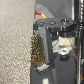3D Yazıcı Temizleyici Fırça Aracı Bakır Tel Diş Fırçası Bakır Fırça Kolu Voron Memesi İsıtıcı Blok İsı Yatak Hotend Temizleme