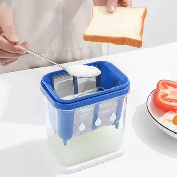 Japon Yoğurt Süzgeç Ev Yapımı Peynir Altı Suyu Ayırıcı Kullanımlık süt Süzgeç Hızlı Süzgeç Kutusu Mutfak Gıda Araçları Salata Dre V1M6