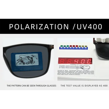 Seyahat Sürüş parlama Önleyici güneş gözlüğü Lüks Kare Vintage Polarize Güneş Gözlüğü Göz Kamaştırıcı film Erkekler Kadınlar Moda Gözlük UV400