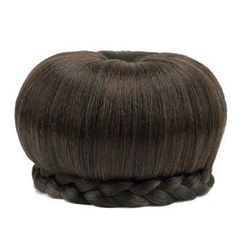 Soowee Büyük Boy sentetik saç tokası Saç Örgülü Chignon Çörek Rulo Postiş Saç Topuz Scrunchies Kadınlar için