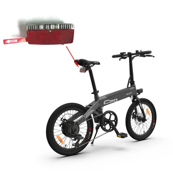 Bisiklet arka ışık LED bisiklet arka aydınlatma HIMO C20 elektrikli Bisiklet Otomatik Reflektörler Bisiklet uyarı ışığı Bisiklet parçaları