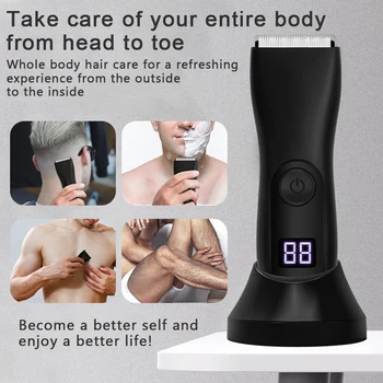 Erkek Vücut Saç Düzeltici Erkekler için Topları Kadın Bayan Tıraş Makinesi Epilasyon Bikini Düzeltici Kasık ve Vücut Tıraş Makinesi Damat Kol Sakal Jilet