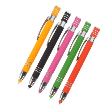 5 Adet dokunmatik ekran kalemi Kapasitif Okul Kalemler Tablet Stylus Çizim Uygun tükenmez Metal Hassas Öğrenci Dizüstü Bilgisayar