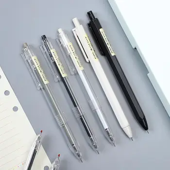 12 adet/takım 0.35 mm 0.5 mm Basit TARZI jel kalem Siyah mürekkep öğrenci yazma yaratıcı Nötr Kalem Basın Okul Malzemeleri kawaii