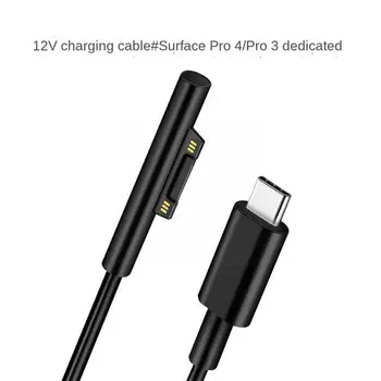 65W 15V 3A USB C Güç Dizüstü Hızlı şarj kablosu Microsoft Surface Pro3 Pro4 Pro5 Pro6 Pro Gitmek PD Tablet Hızlı Şarj L5P3